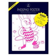 OMY DESIGN & PLAY - Glow in the dark poster - Pink bunny