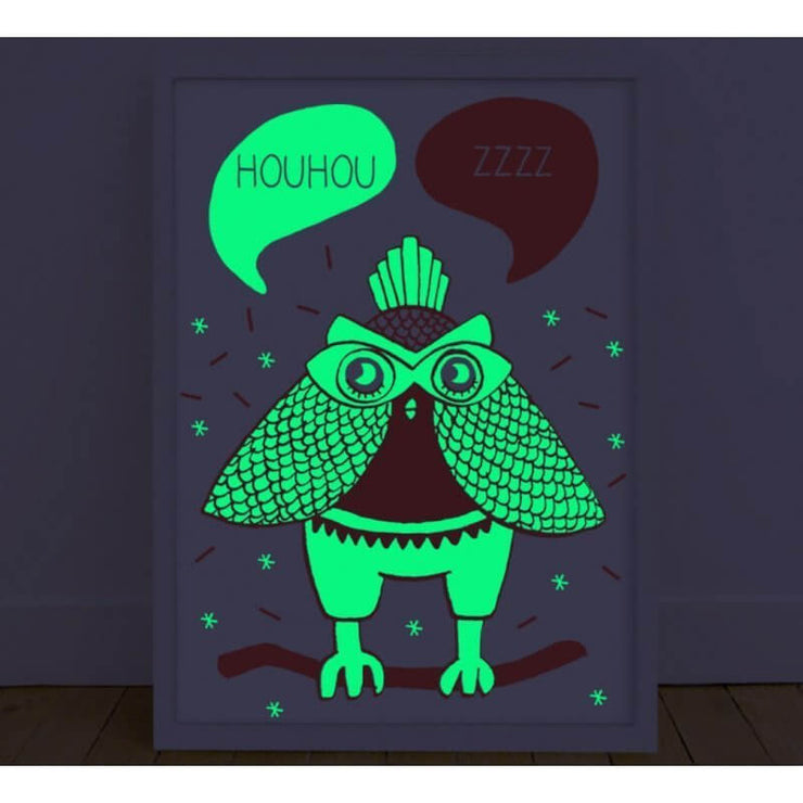 Glow in the dark wall poster - Loula