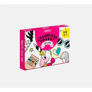 OMY DESIGN & PLAY - Pocket colouring sheet - Unicorns