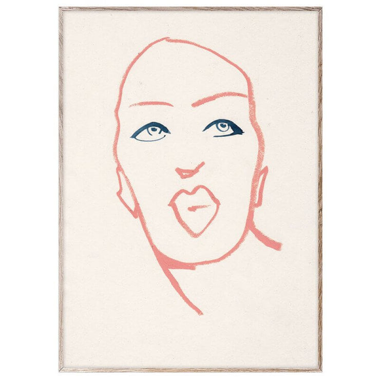 PAPER COLLECTIVE - Silhouette face poster