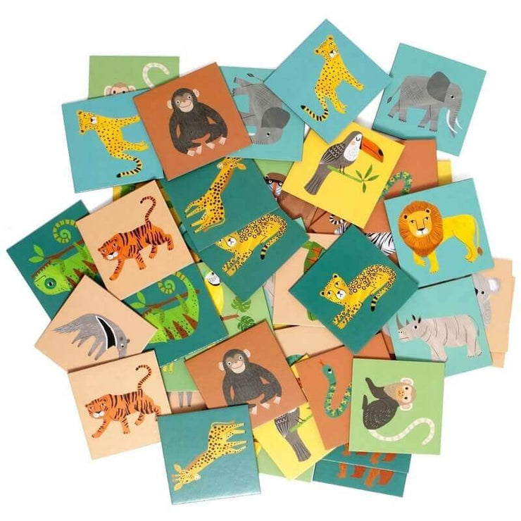 PETIT MONKEY - Memory game - Jungle Animals - Cards
