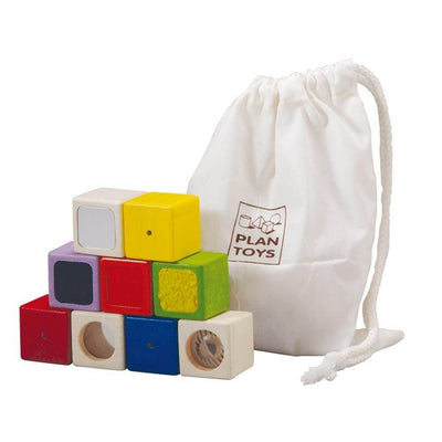 PLAN TOYS - Wooden activity blocks