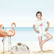 PLAY & GO - Pink flamingos toy storage bag - Scene