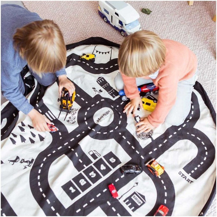 PLAY & GO - Roadpmap toy storage bag - Scene