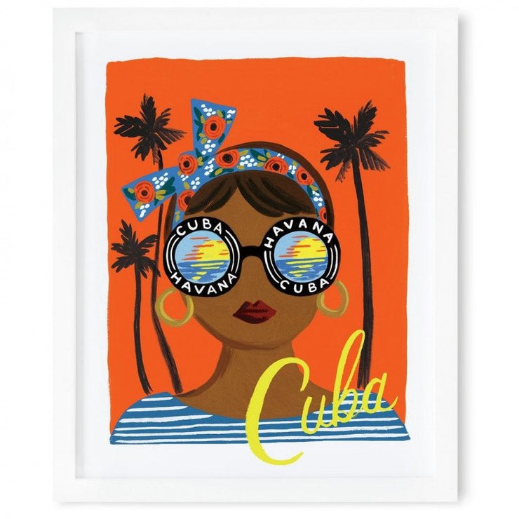 RIFLE PAPER CO - Bon Voyage Cuba poster