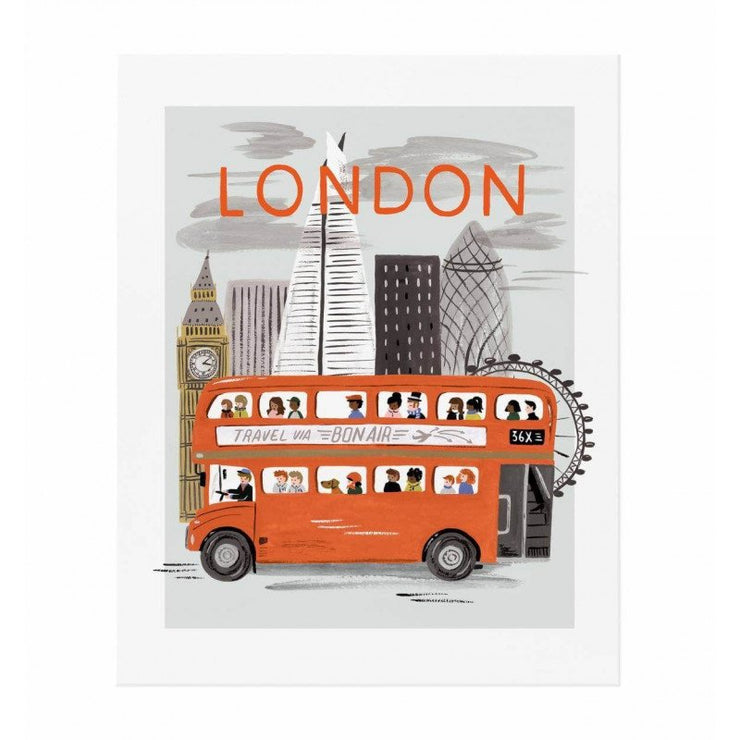 RIFLE PAPER CO - London World poster