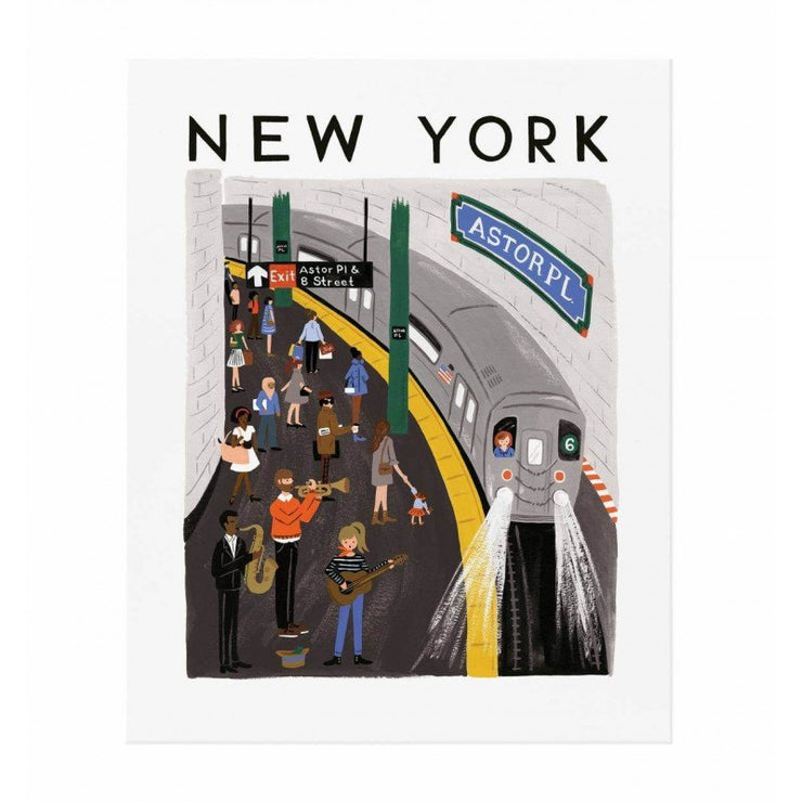 RIFLE PAPER CO - New York subway poster