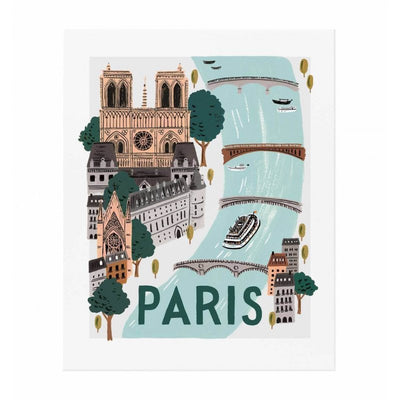 RIFLE PAPER CO - Paris World poster