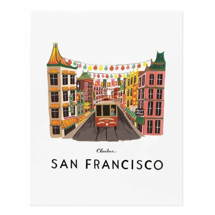 RIFLE PAPER CO - San Francisco poster