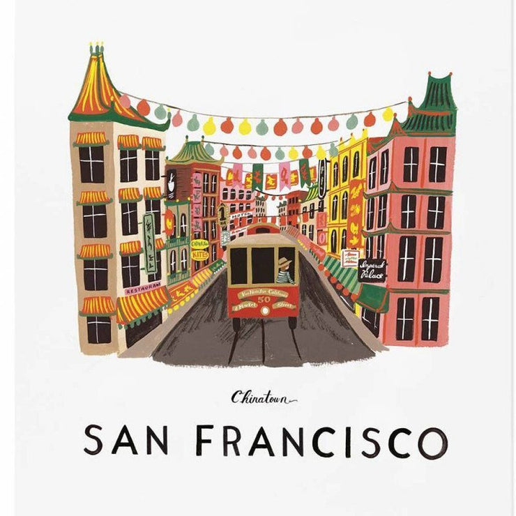 RIFLE PAPER CO - San Francisco poster - Details