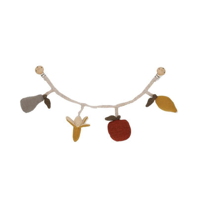 KONGES SLOJD - Fruits pram chain - Organic cotton