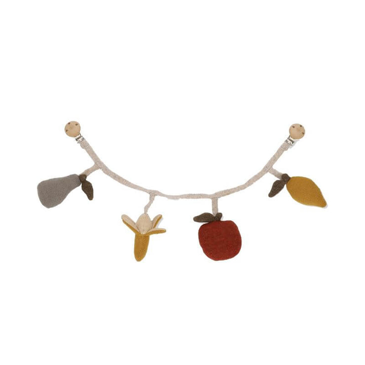 KONGES SLOJD - Fruits pram chain - Organic cotton