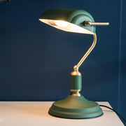 PRESENT TIME - original and beautiful Table lamp Bank - green