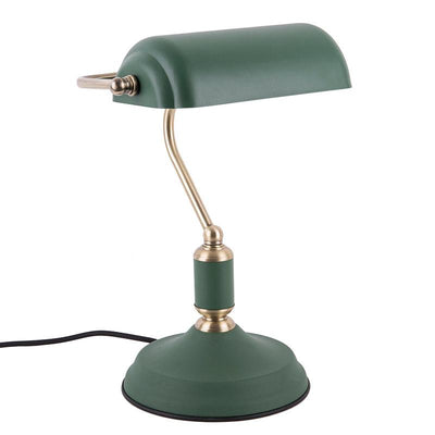 PRESENT TIME - original and beautiful Table lamp Bank - green