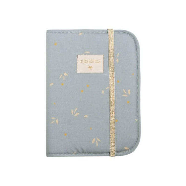 Health booklet cover - Willow soft blue