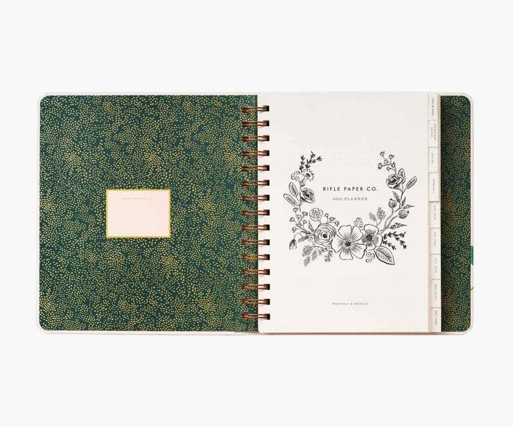 RIFLE PAPER CO - 2021 planner - Wild Garden - Inside