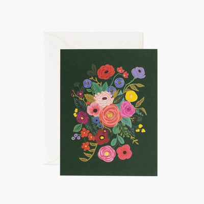 Greeting card - Garden Party Hunter Green