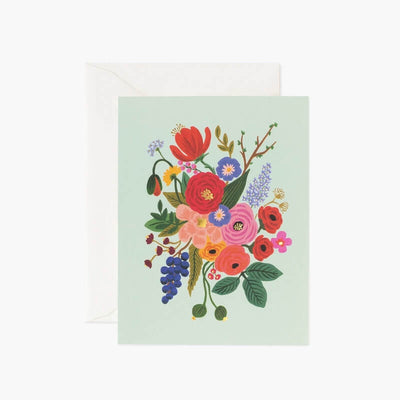 Greeting card - Garden Party Mint