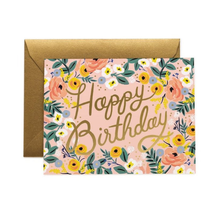 Birthday card - Flowers