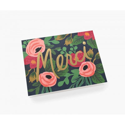 Greeting card - Merci Rosa