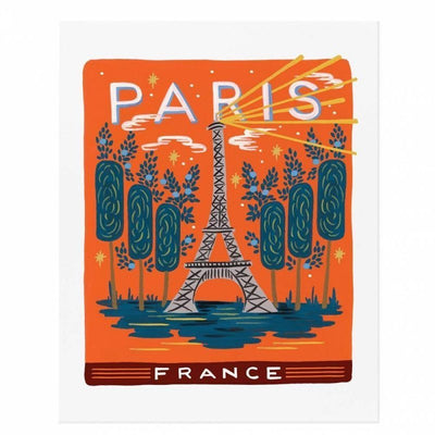 RIFLE PAPER CO - Bon Voyage Paris poster