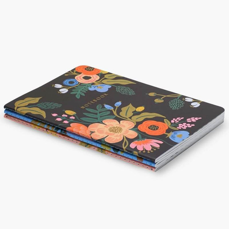 Set of 3 notebooks - Lively Floral