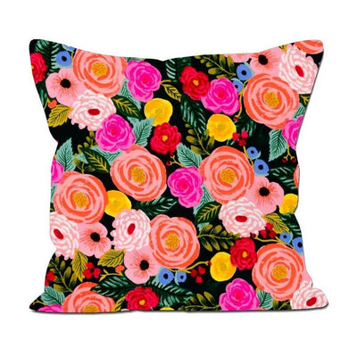 RIFLE PAPER CO - Square cushion - Juliet Rose navy 60 x 60 cm