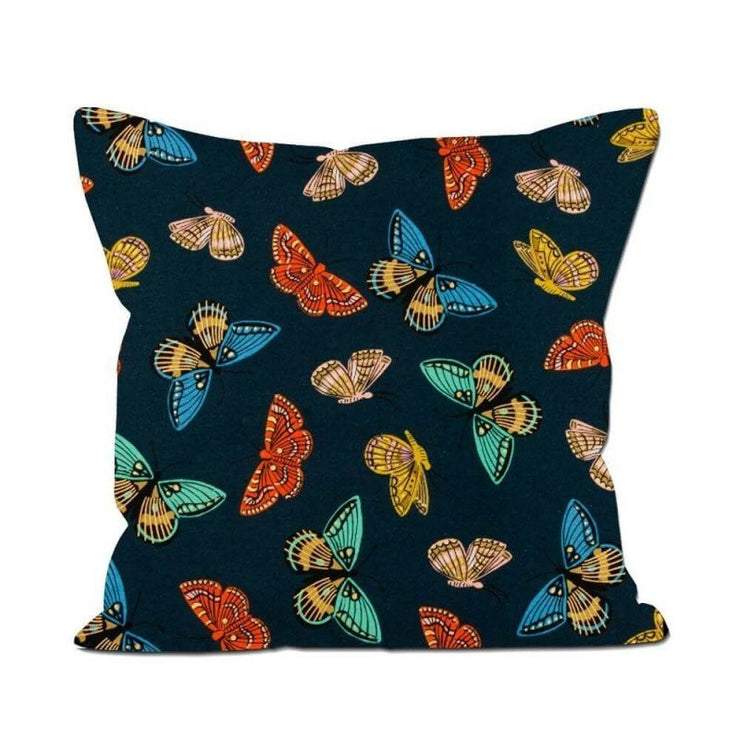 RIFLE PAPER CO - Square cushion - Monarch navy