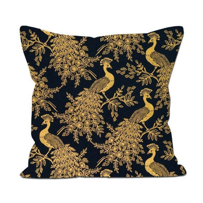 RIFLE PAPER CO - Square cushion - Peacock