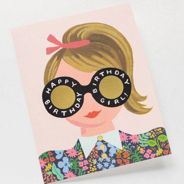RIFLE PAPER CO - Birthday card - Meadow girl - Details