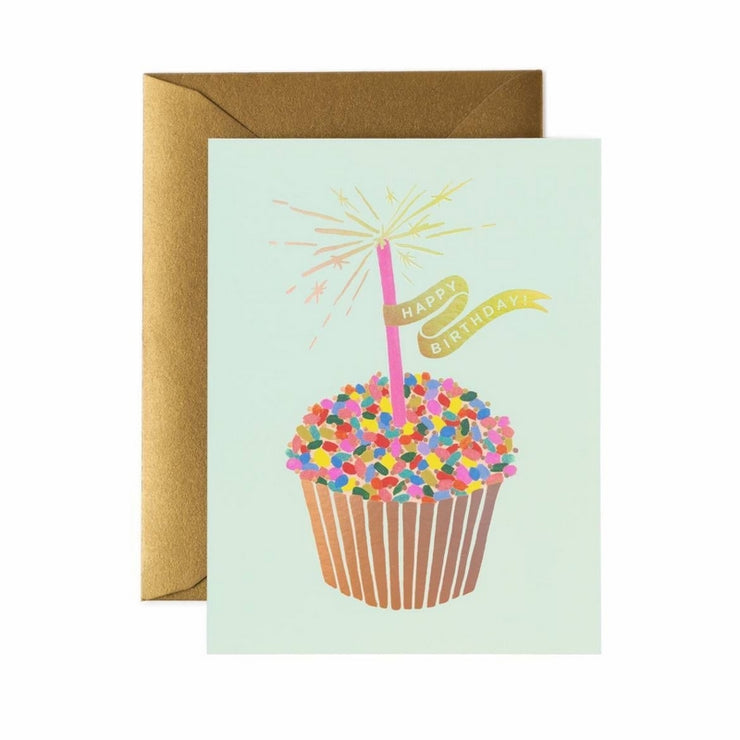 RIFLE PAPER CO - Birthday card - Cupcake Birthday