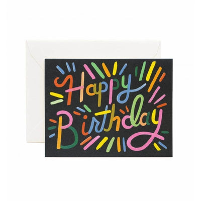 RIFLE PAPER CO - Birthday card - Fireworks
