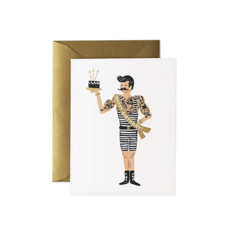 RIFLE PAPER CO - Birthday card - Birthday man