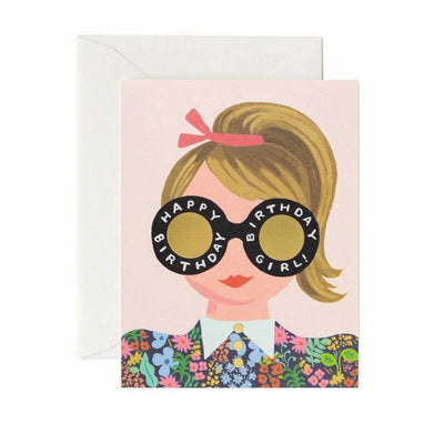 RIFLE PAPER CO - Birthday card - Meadow girl