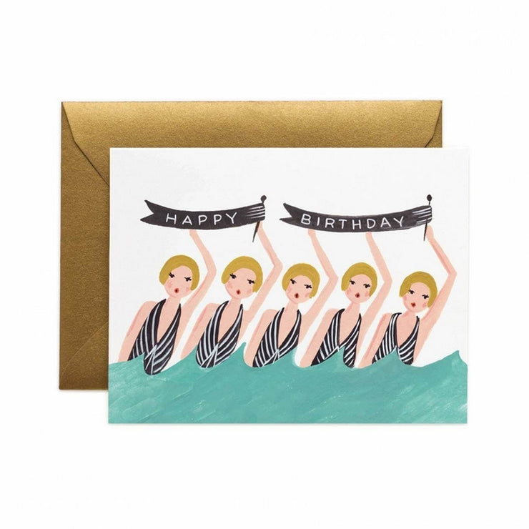 RIFLE PAPER CO - Birthday card - Synchronized birthday