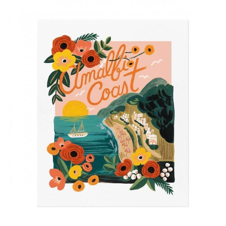 RIFLE PAPER CO - Amalfi coast poster