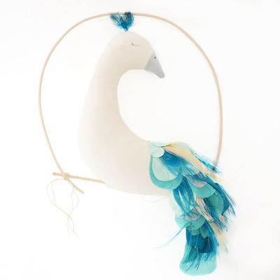 SCALAE - Poetic handmade mobile - Gaspard the peacock