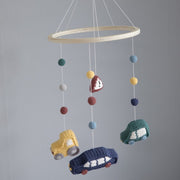 SEBRA - Crochet baby mobile Little driver