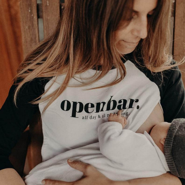 TAJINEBANANE - Breastfeeding t-shirt - Open bar