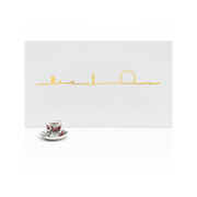 THE LINE - London gold skyline - Wall decoration