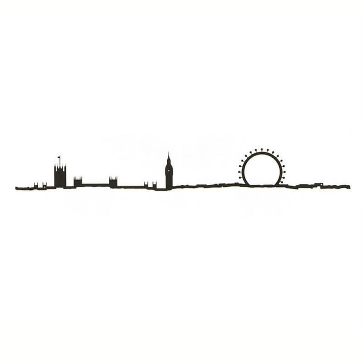 London skyline - Black