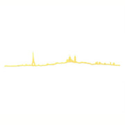 THE LINE - Paris skyline in gold steel