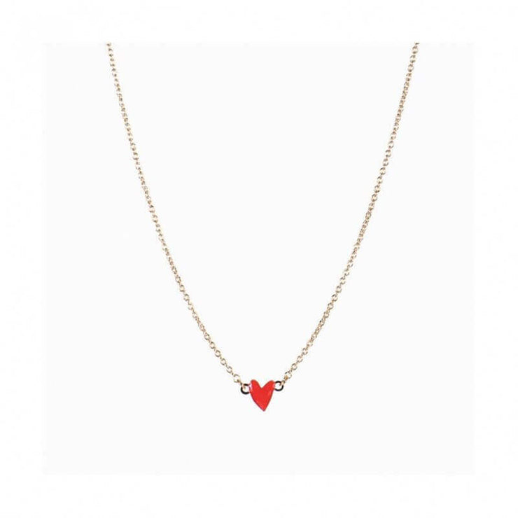 TITLEE - Heart shaped necklace Grant - Red