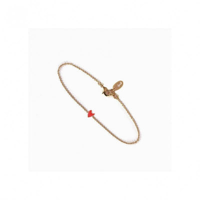 TITLEE - Heart-shaped bracelet Grant red