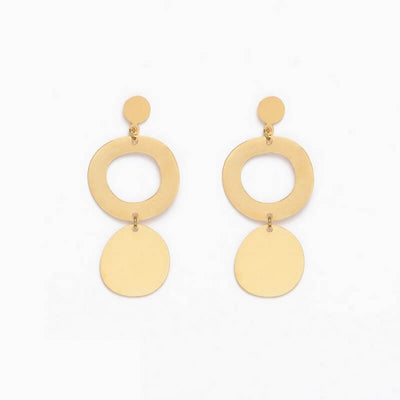 TITLEE - Gold earrings Baltic - Made in France
