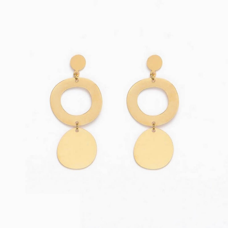TITLEE - Gold earrings Baltic - Made in France
