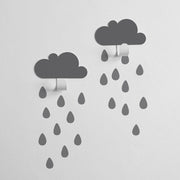 TRESXICS - Grey clouds wall hooks - KIds room