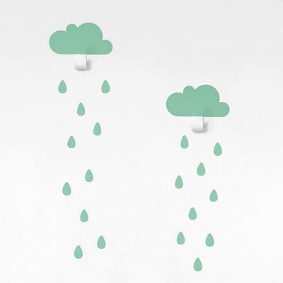 TRESXICS - Mint cloud wall hooks - Kids room