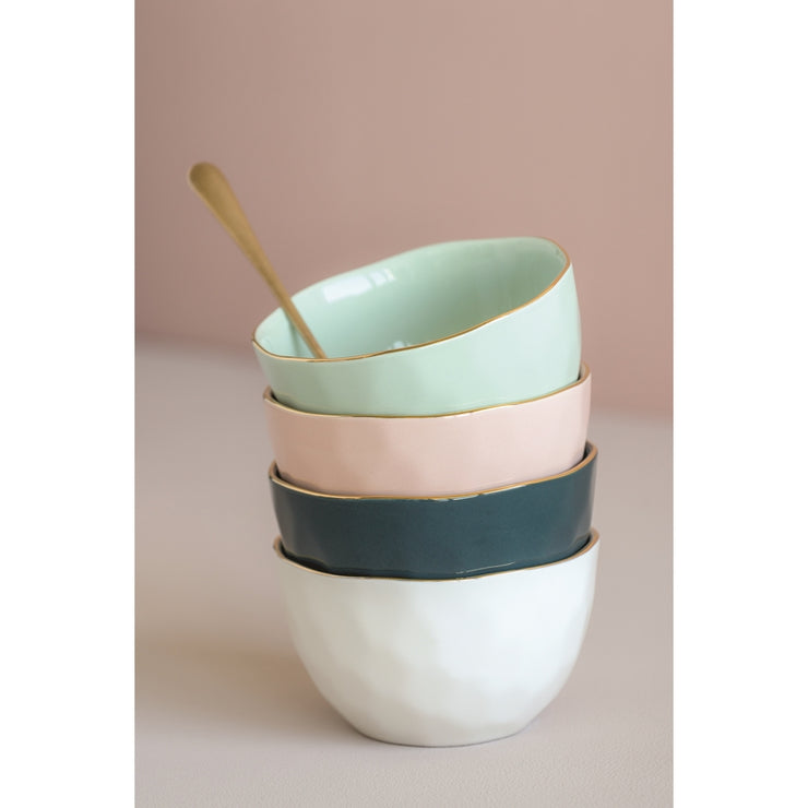 Porcelain bowl - Blue green