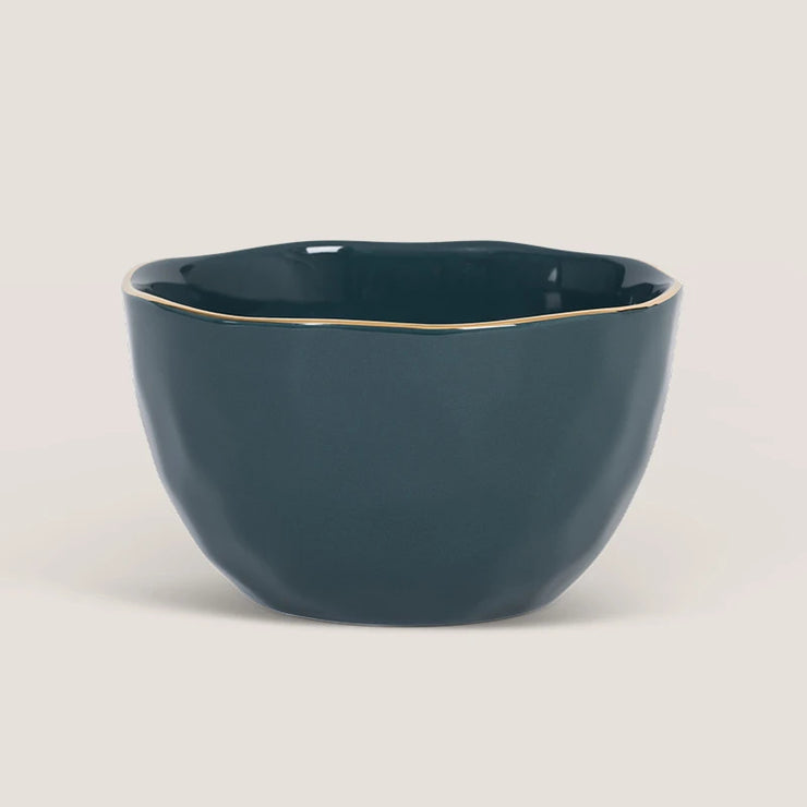 Porcelain bowl - Blue green